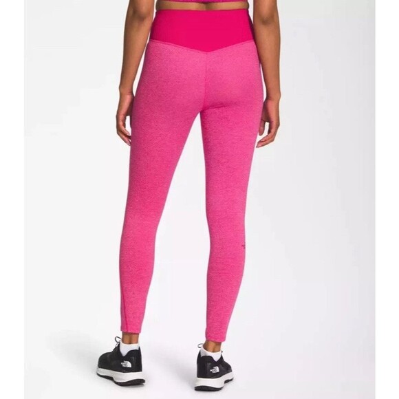 NWT North Face‎ Dune Sky 7/8 Fitted Moisture Wick Leggings Pink Heather Medium - Picture 2 of 12